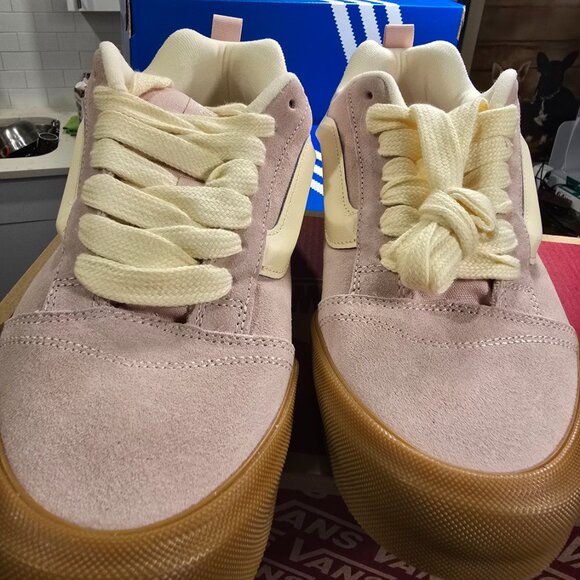 Vans Knu Skool 'Sepia Rose Gum' Men’s Size 10 - VN000D6ZO3N Shoes NEW RARE COLOR - Picture 4 of 10